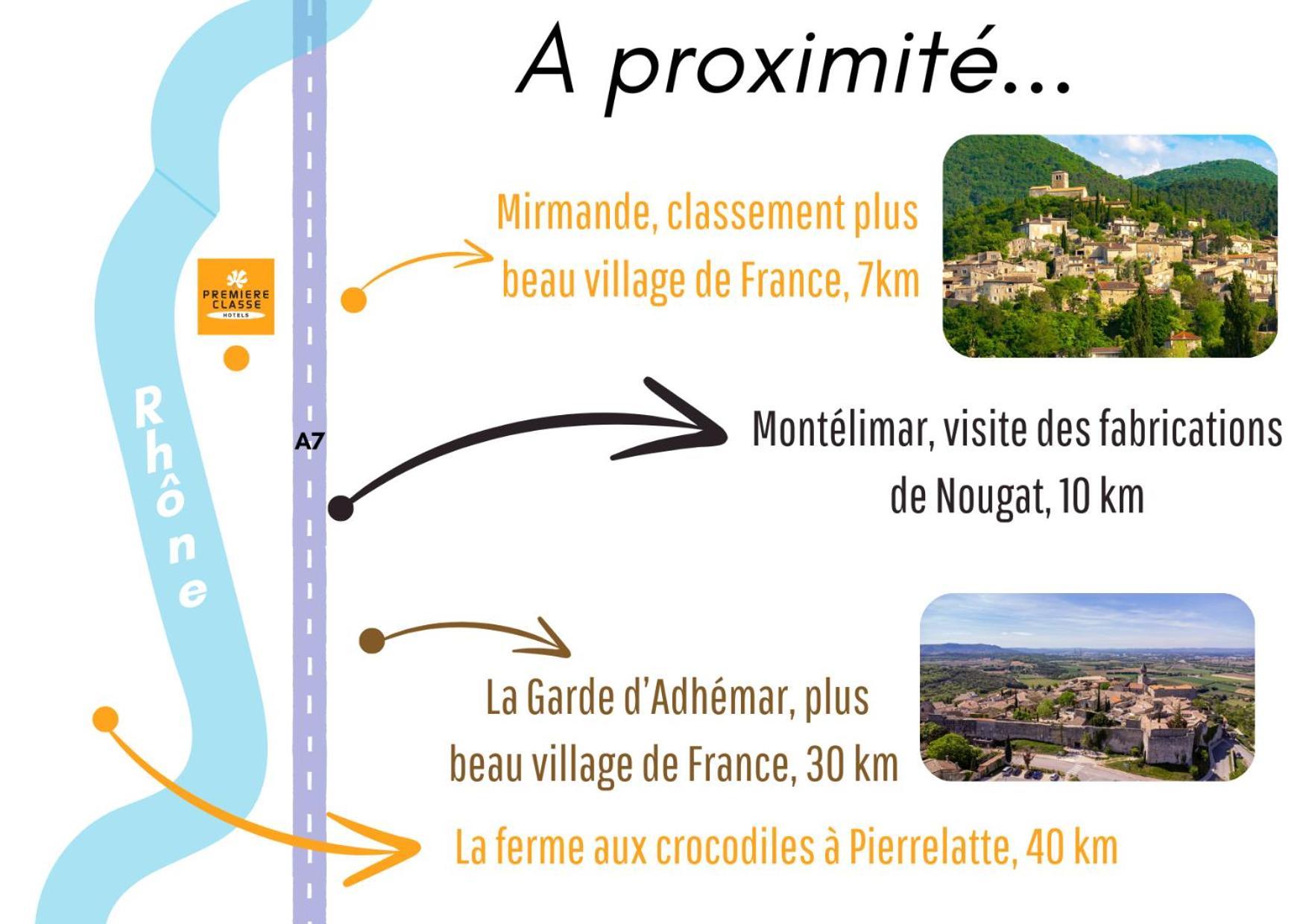 Premiere Classe Montelimar Nord - A7 Sortie 17 Les Tourrettes Exterior foto